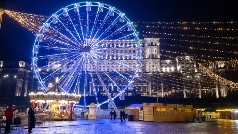 Târgul de Crăciun din București, o replică palidă a celor din Sibiu și Craiova. Foto/Primăria Capitalei