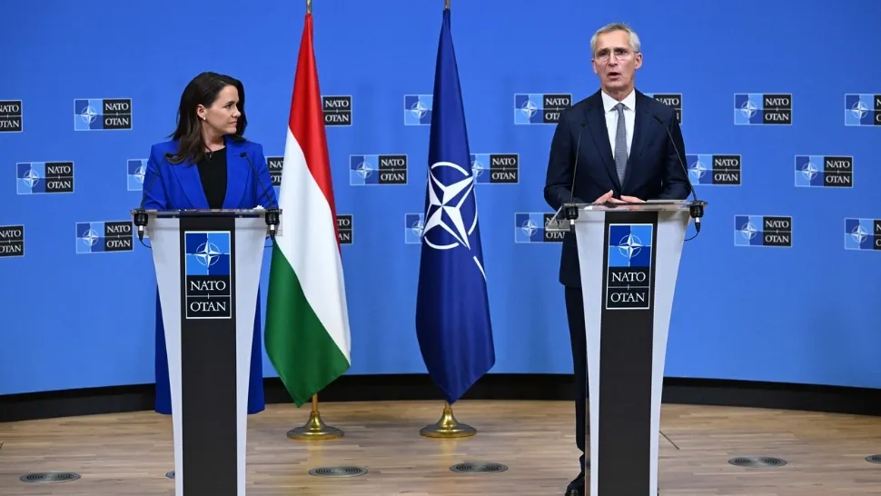 Katalin Novak și Jens Stoltenberg/Profimedia