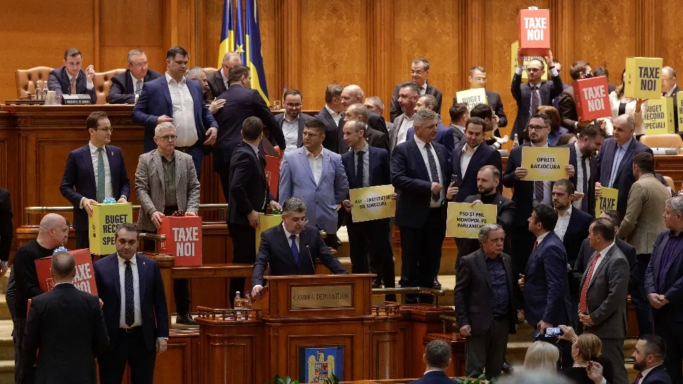 Dezbateri cu scandal pe buget. CIOLACU: Vă asigur că nu cresc taxele în 2024. BOLOȘ: Un buget mai bogat pentru 4,6 milioane de români VIDEO
