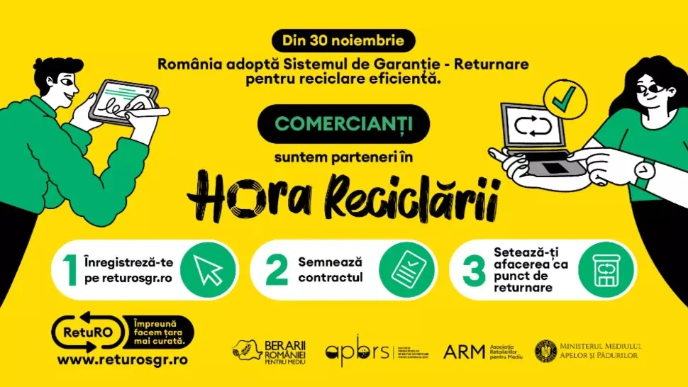 RetuRO vine în întâmpinarea comercianților prin lansarea magazinului online. Manualul SGR este deja disponibil