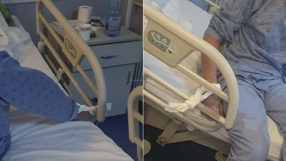 Ancheta la Spitalul din Călărași, după ce un pacient a fost legat fedeleș de pat. Ce spune personalul?