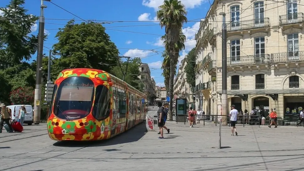 Tramvai în Montpellier. Foto: Profimedia