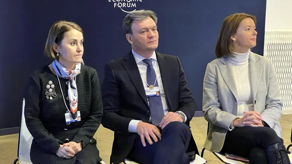 Luminița Popa, la Davos/ Facebook