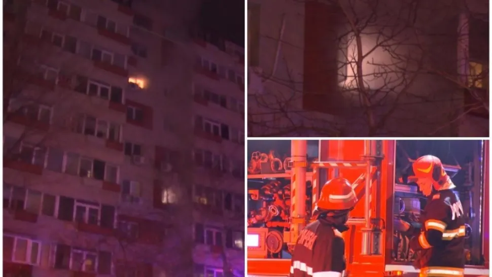 Incendiu in zona Victoriei
