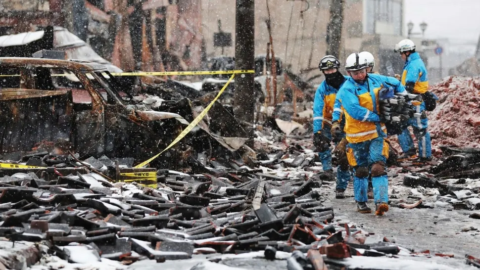 Cutremur în Japonia. Seismul a lărgit linia de coastă cu 175 de metri / Profimedia