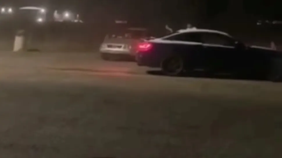 Fiul unui om de afaceri din Sibiu, scandal monstru. Beizadeaua a confundat strada cu o pistă de raliu - VIDEO