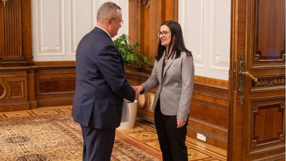 Nicolae Ciucă s-a întâlnit cu vicepremierul moldovean pentru Integrare Europeană. Foto: Facebook