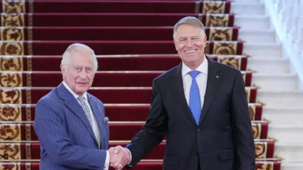 Klaus Iohannis, alături de regele Charles/ Arhivă foto