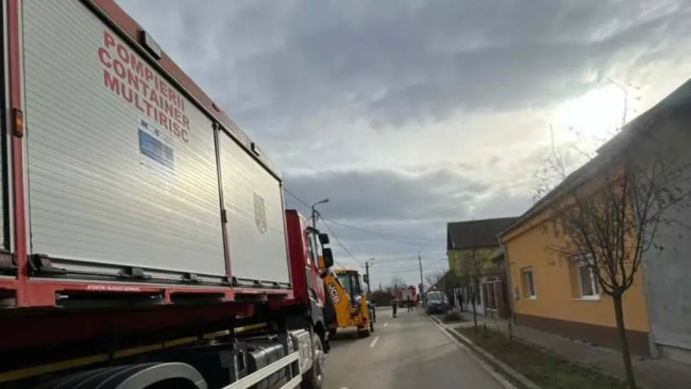 Explozie în Timișoara. Trei copii și doi adulți au ajuns la spital