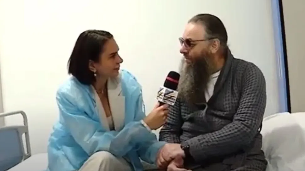 Alexandra Pacuraru si parintele Jar