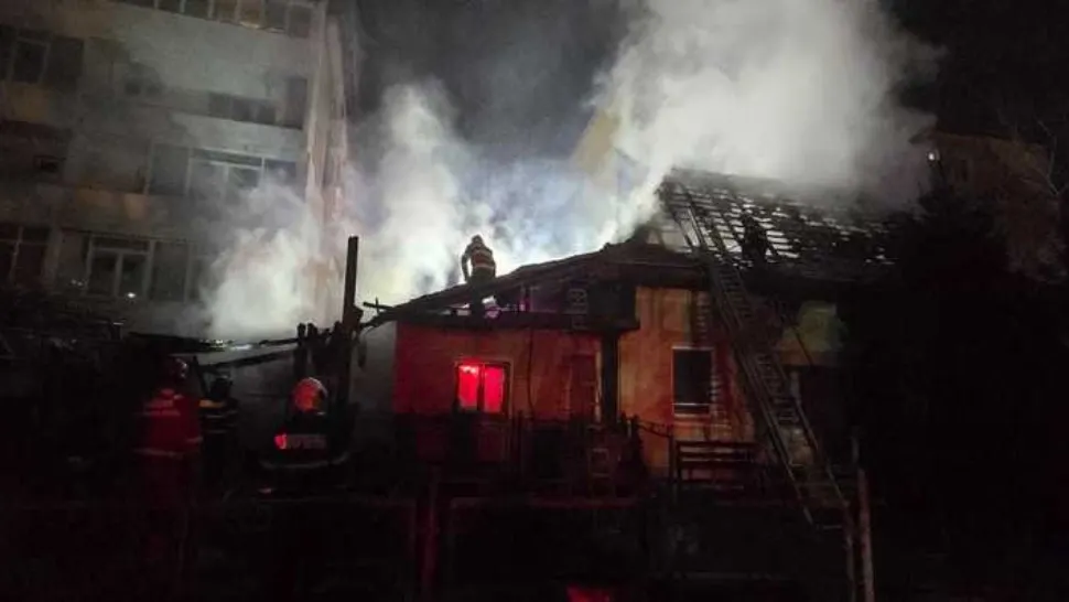Incendiu in Piatra Neamt