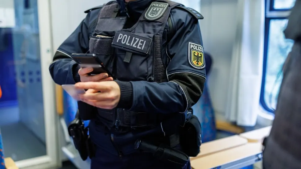 Poliția de frontieră din Germania. Foto: Profimedia