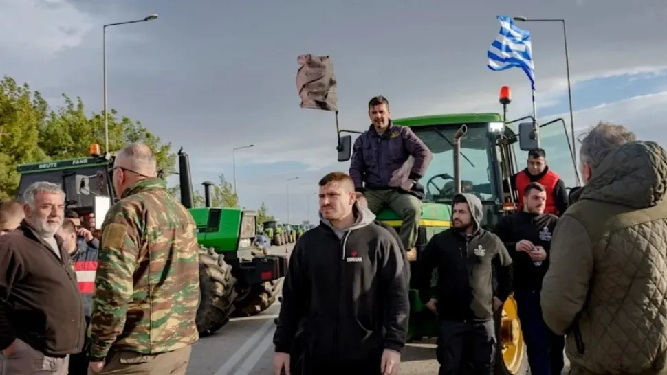 Proteste fermieri, Grecia/ Captură foto Greek Reporter/ Stamatis Grozoudis