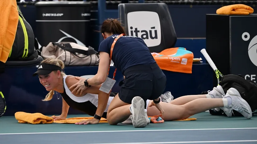 Fanii i-au reproșat lui Wozniaki că a trișat solicitând îngrijiri medicale