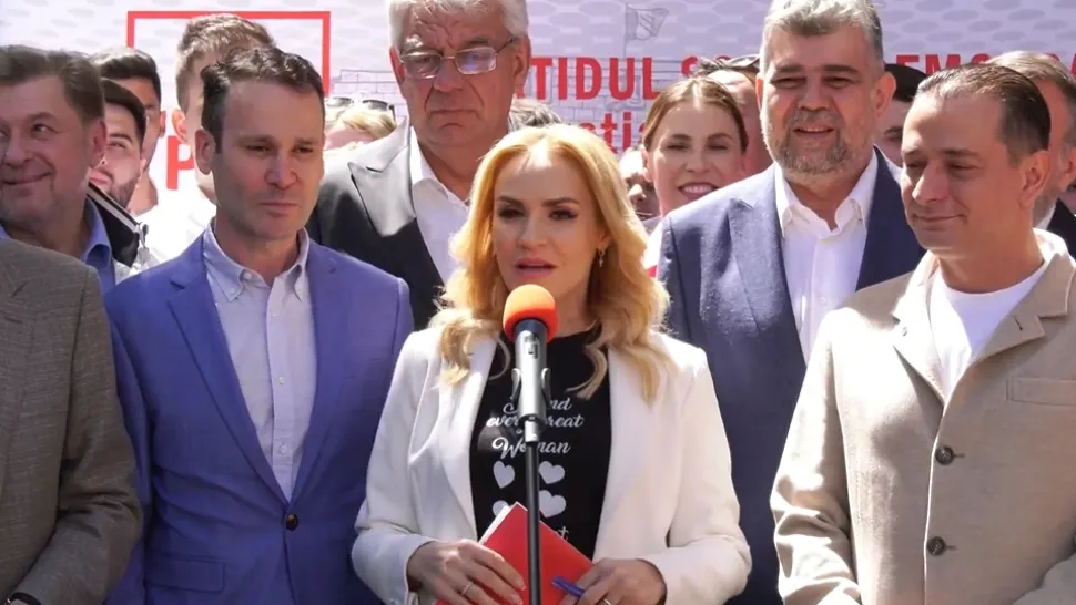 Gabriela Firea, despre negocierile cu Piedone pentru a-şi retrage candidatura la Capitală: Am telefonul deschis/ Captură video