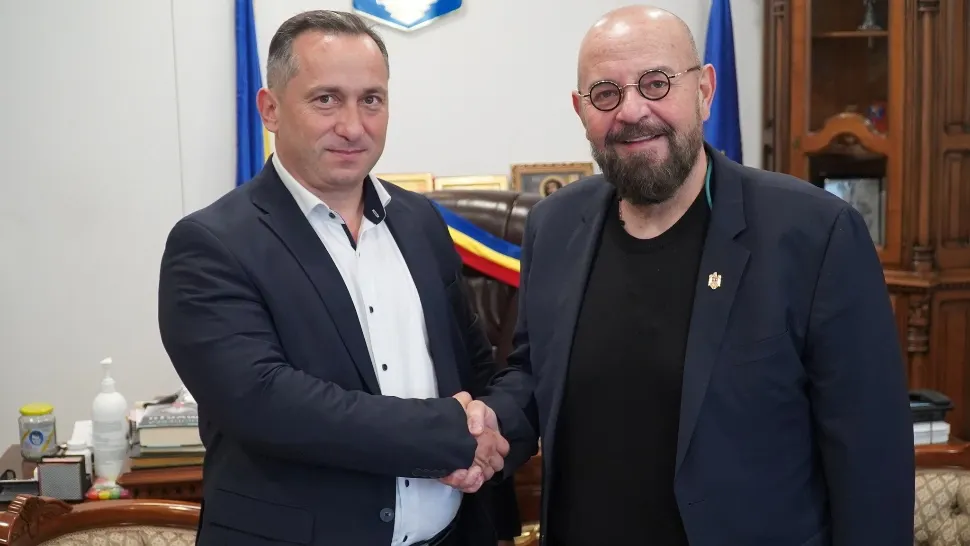 Viorel Hușanu, împreună cu Cristian Popescu Piedone. Foto: Facebook