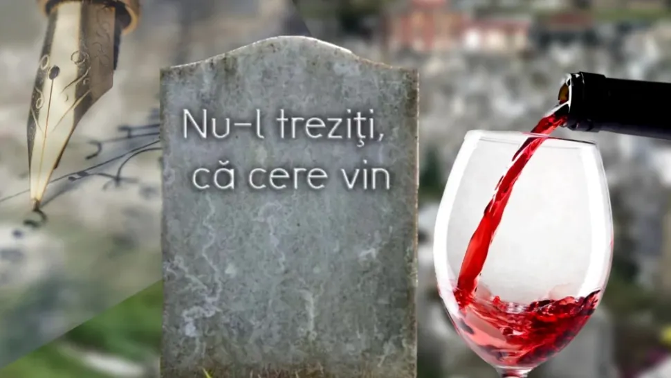 „Nu-l treziți că cere vin”. Mormânt din România, devenit celebru datorită mesajului transmis. Cărui scriitor îi aparține / Captură foto
