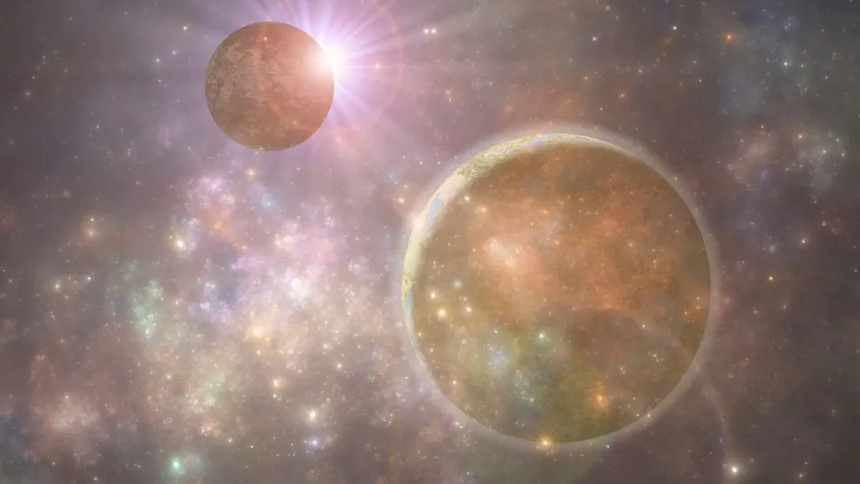 Venus face conjuncție cu Neptun în 3 aprilie 2024