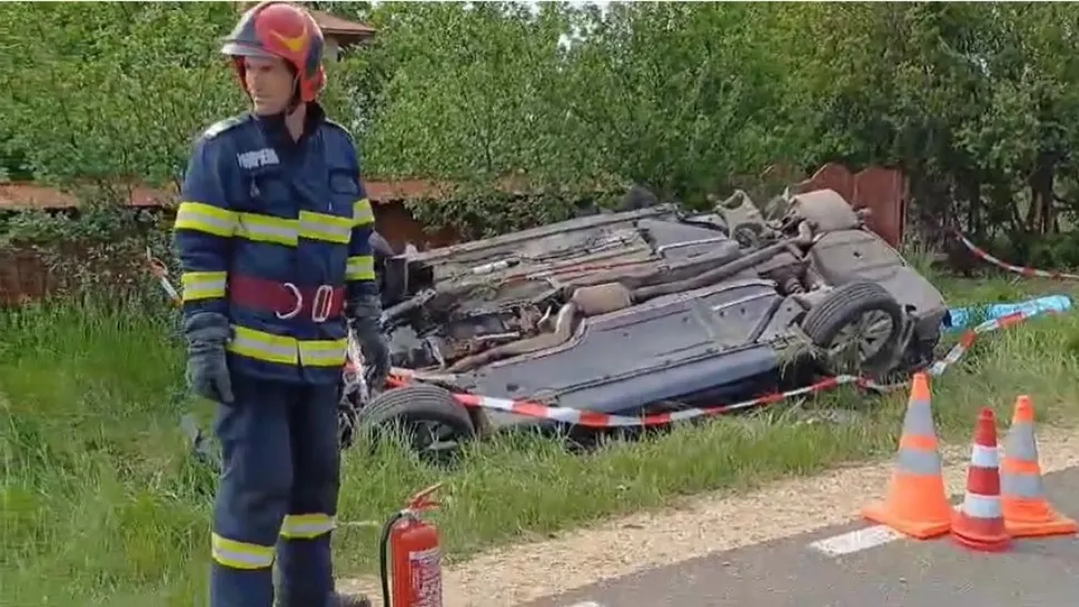 Accident grav in Arges