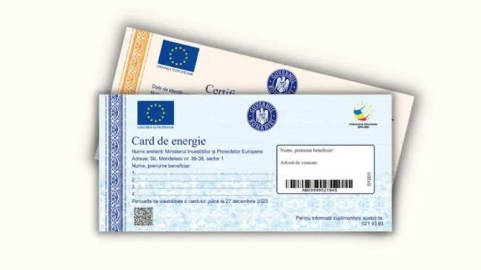 Pe ce dată expiră cardurile de energie