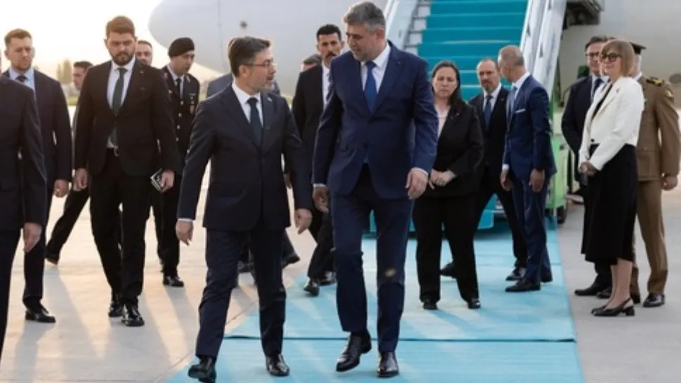 Marcel Ciolacu, primit la Ankara