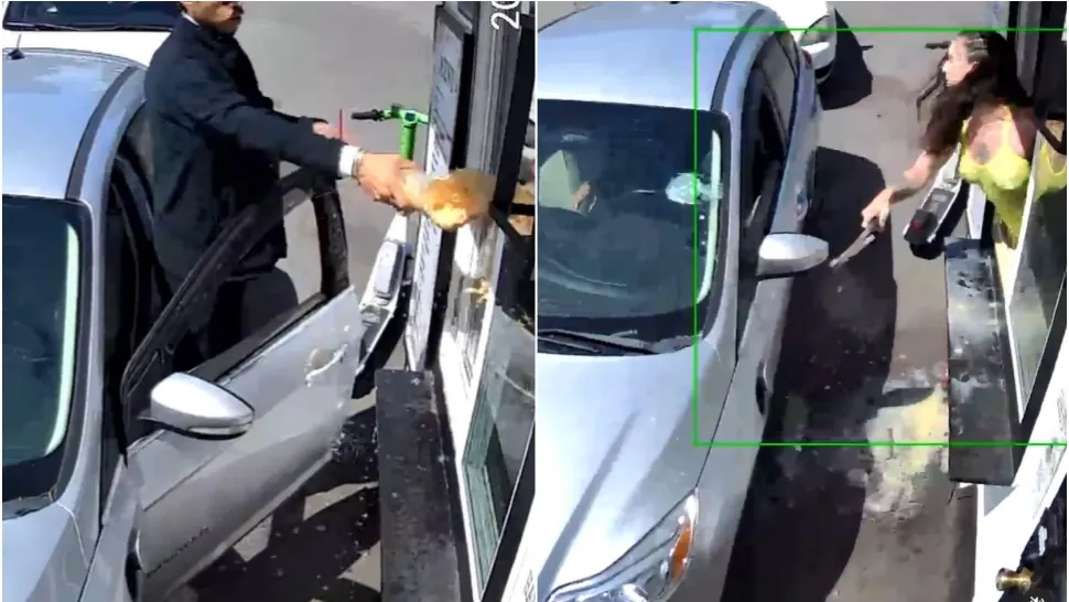 Răzbunarea unei vânzătoare după ce un client i-a aruncat cafeaua în față. Femeia nu a mai ținut cont de nimic - VIDEO