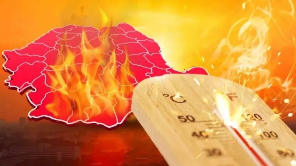 Zile de foc, la propriu, peste România