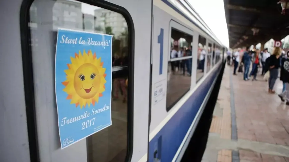 CFR Călători: Capacitatea de transport a Trenurilor Soarelui va fi suplimentată cu 3.000 de locuri pe zi
