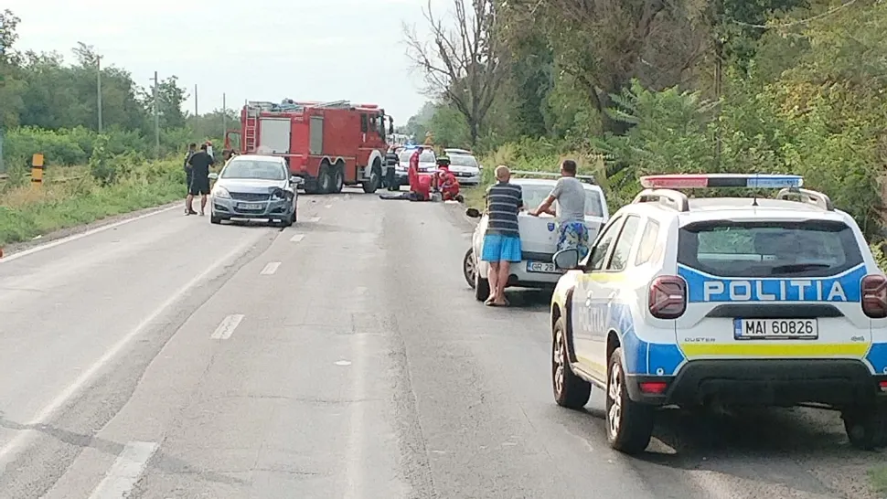 Accident MORTAL pe Centura Capitalei. Un motociclist a fost lovit de un autoturism, în zona Jilava - FOTO