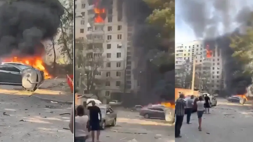 Armata rusă a bombardat un cartier de locuințe din Harkov: zeci de victime civile, inclusiv un copil UCIS în parc - VIDEO