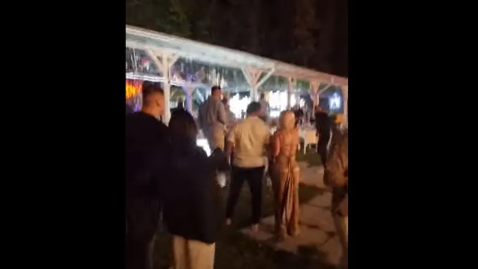 Mai multe femei și copii au fost loviți în timpul scandalului. Foto/Captură video