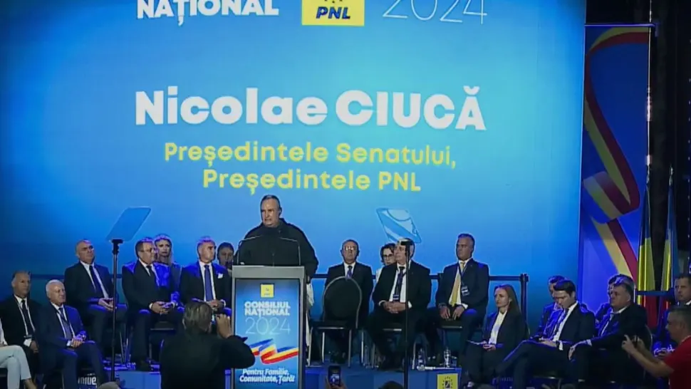 Ciucă deschide lista PNL Dolj pentru Senat, dar candidează și la președinție. Foto/Monica Vasilescu