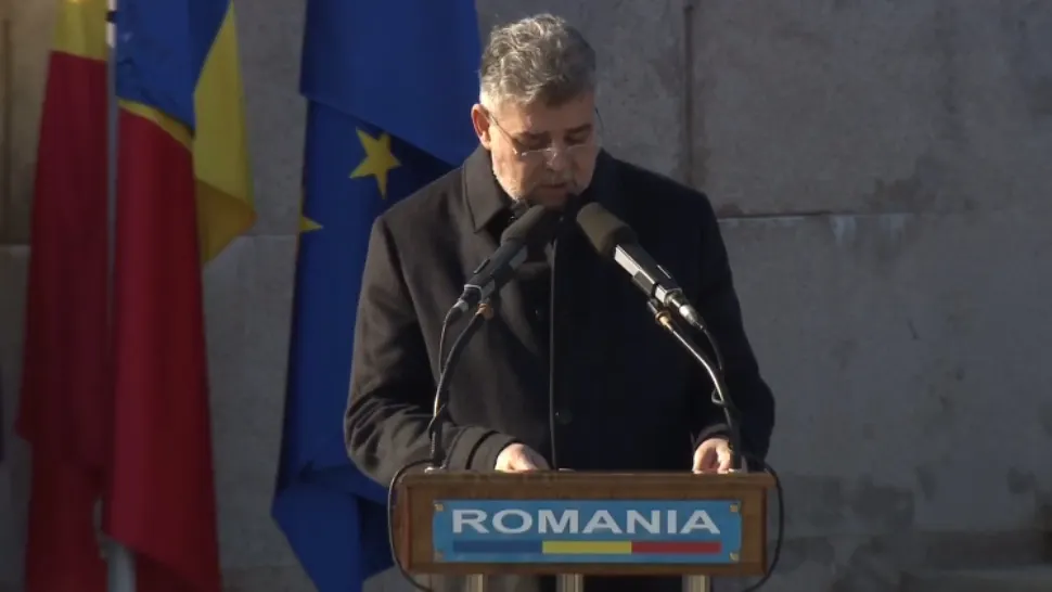 Marcel Ciolacu, de Ziua Armatei Române: Suntem astăzi, aici, pentru a arăta românilor și întregii lumii că acest neam nu-și uită eroii