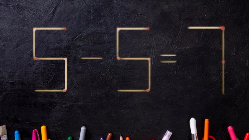 Test IQ doar pentru cele mai luminate minți! Corectează ecuația 5 - 5 = 7 fără să stai pe gânduri