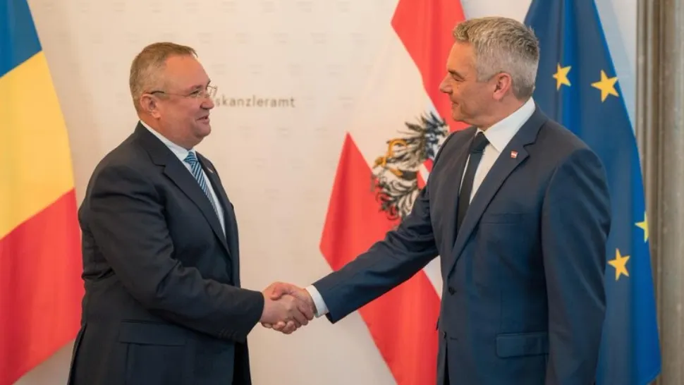 Nicolae Ciucă, primit la Viena de Karl Nehammer!