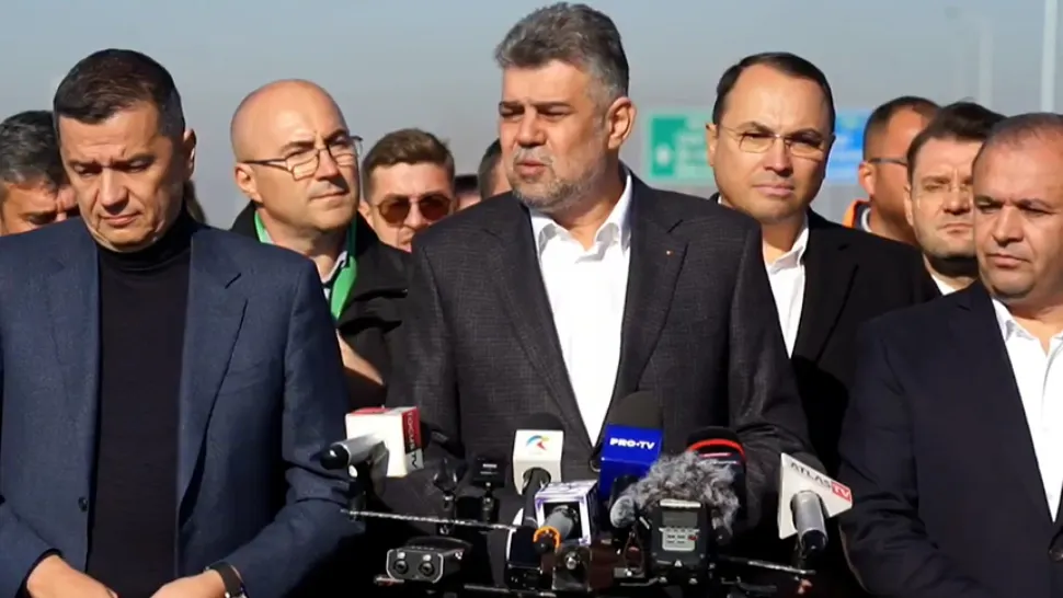 Ciolacu, alături de Grindeanu, la inaugurarea secţiunii Buzău – Focşani din Autostrada A7