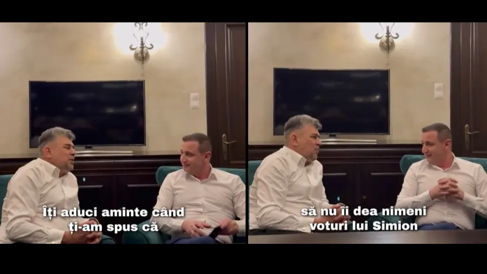 Liderii PSD recunosc că i-au dat voturi lui George Simion. Foto: TikTok