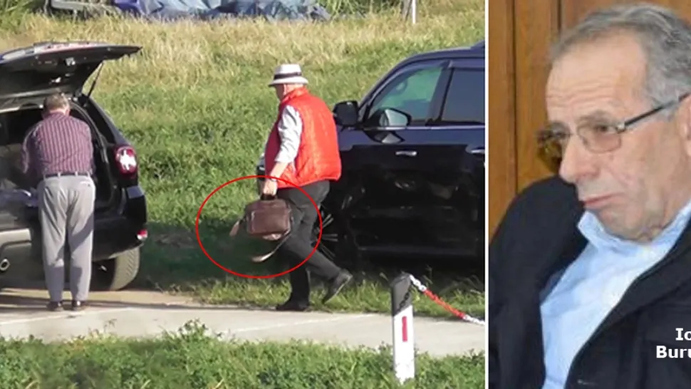 Buruiană cu geanta de bani pentru portbagajul lui Buzatu. Foto/vremeanoua.ro