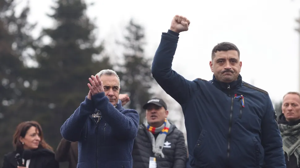 Călin Georgescu și George Simion / Foto: Inquam Photos