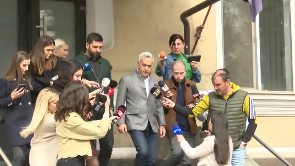 Călin Georgescu, prima apariție publică după blocarea candidaturii la prezidențiale/ Captură video