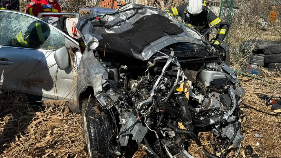 Accident grav în Piatra-Neamț. FOTO: Ziarul de Roman