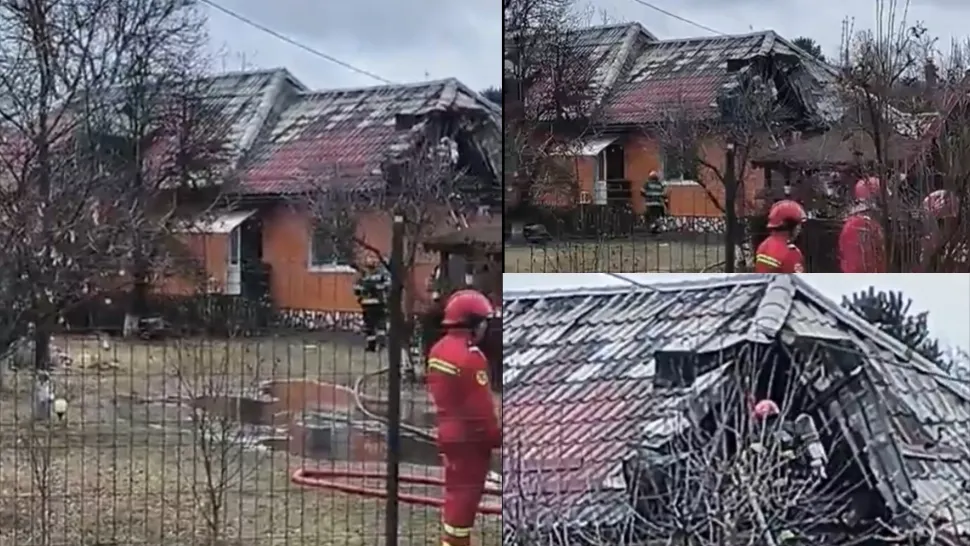 Incendiu de proporții în județul Hunedoara. FOTO: Facebook