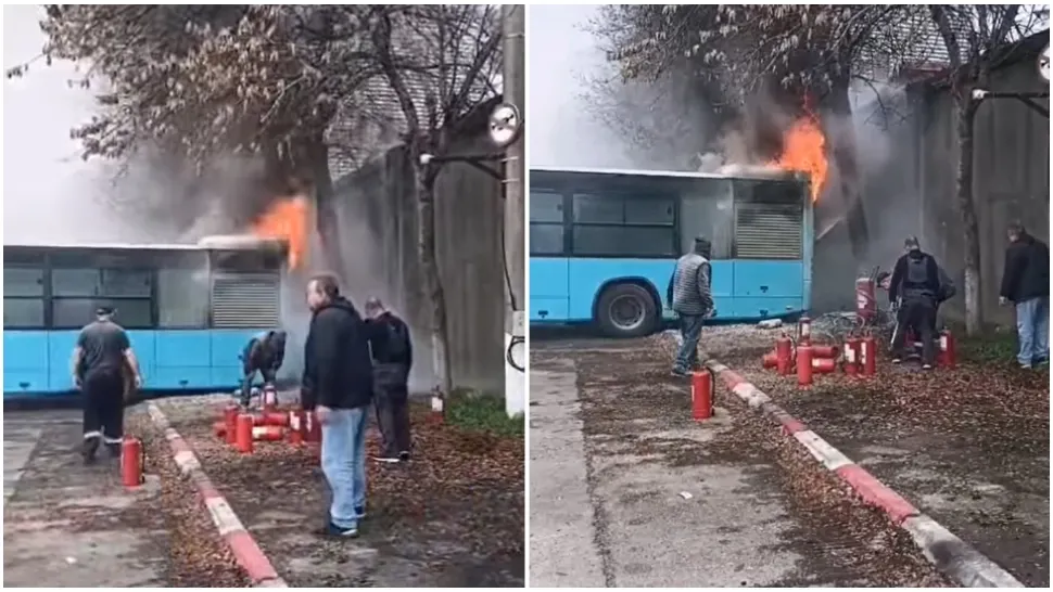 Incendiu în Capitală. FOTO: Facebook 
