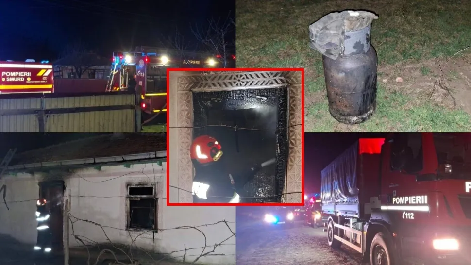 Tragedie într-un sat din județul Botoșani. FOTO: ISU Botoșani