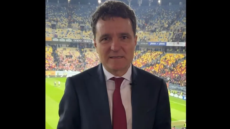 Nicușor Dan s-a dus pe Arena Națională ca să își facă campanie. Foto/Captură video