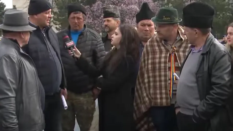 Oierii nemulțumiți s-au strâns în fața guverului
