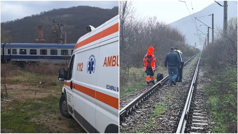 Trafic feroviar blocat pe Magistrala 100. FOTO: Actual Mehedinti 