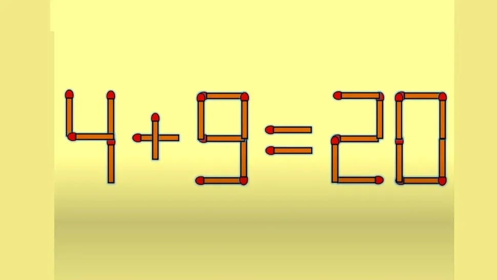 Testul IQ de luni! Românii foarte inteligenți pot corecta 4+9=20