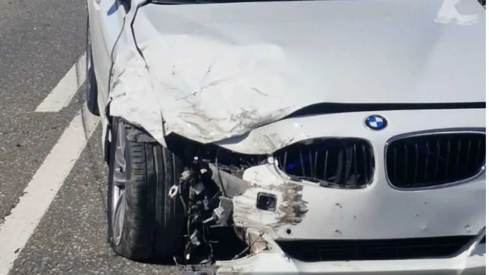 Accident cauzat de o tânără șoferiță. Foto: IPJ Bacău