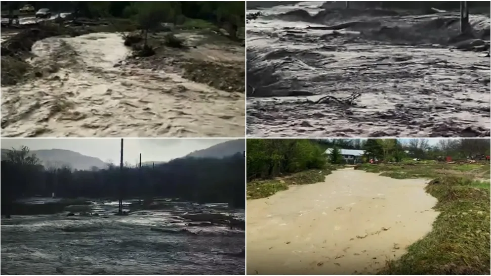 Vremea extremă face ravagii în România. FOTO: Realitatea PLUS